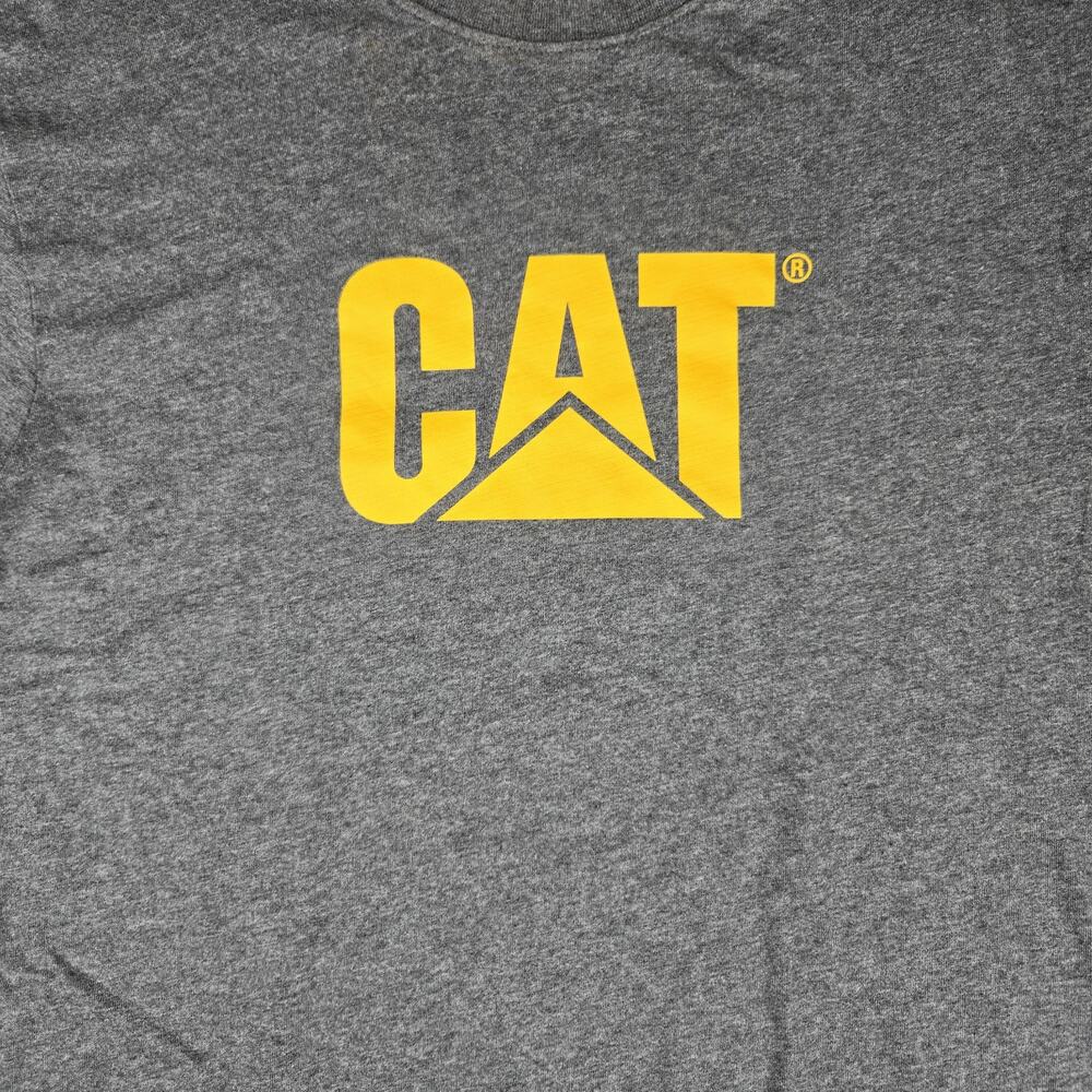 CAT Caterpillar Men's Relaxed Fit T Shirt, Color Gray, Size Large L - Picture 2 of 10